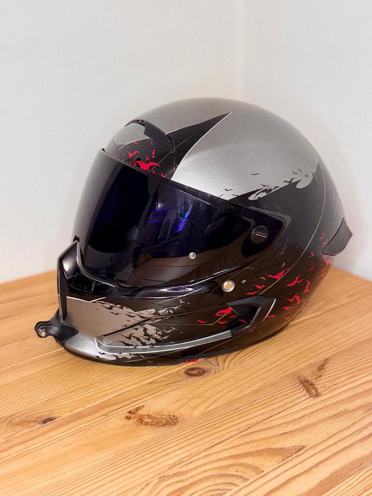 Casque moto Ruroc the Batman 4.0, Enlèvement ou Envoi, Comme neuf, Medium