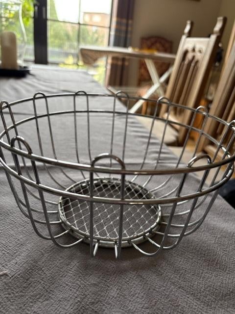 Corbeille de fruits, Enlèvement ou Envoi, Rond, Comme neuf, Autres matériaux