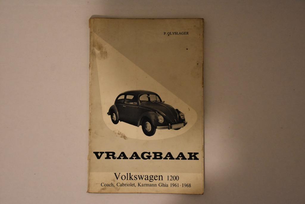 Vraagbaak Volkswagen 1200 P. OLYSLAGER, Boeken, Gelezen, Ophalen of Verzenden, Volkswagen, Piet Olyslagers