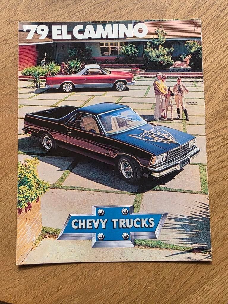 Brochure Chevrolet El Camino 1978 USA, Boeken, Ophalen of Verzenden, Chevrolet