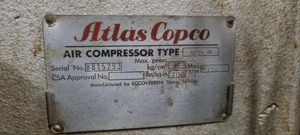 Atlas Copco compressor, Doe-het-zelf en Bouw, Ophalen