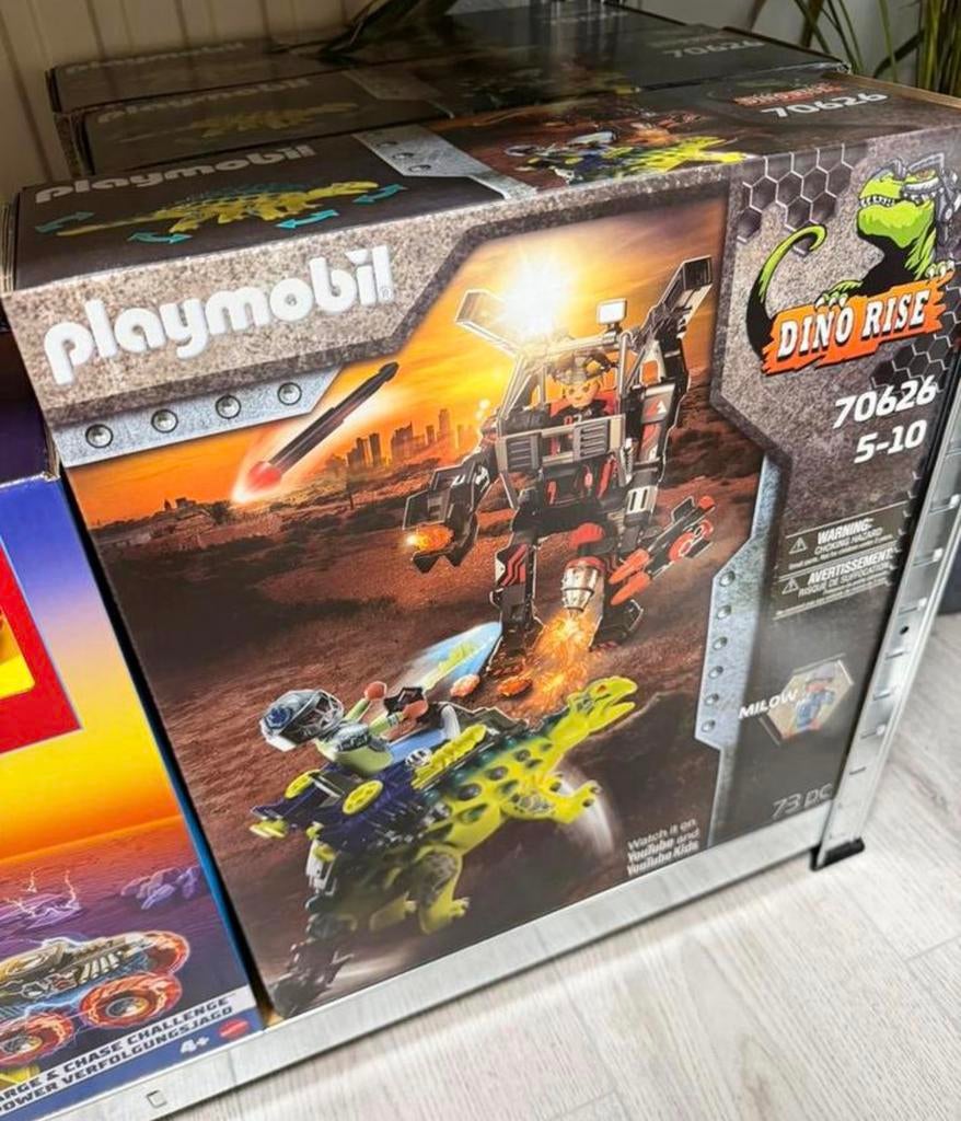 PLAYMOBIL Dino Rise Saichania verdediging vechterbazen 70626, Kinderen en Baby's, Speelgoed | Playmobil, Ophalen of Verzenden