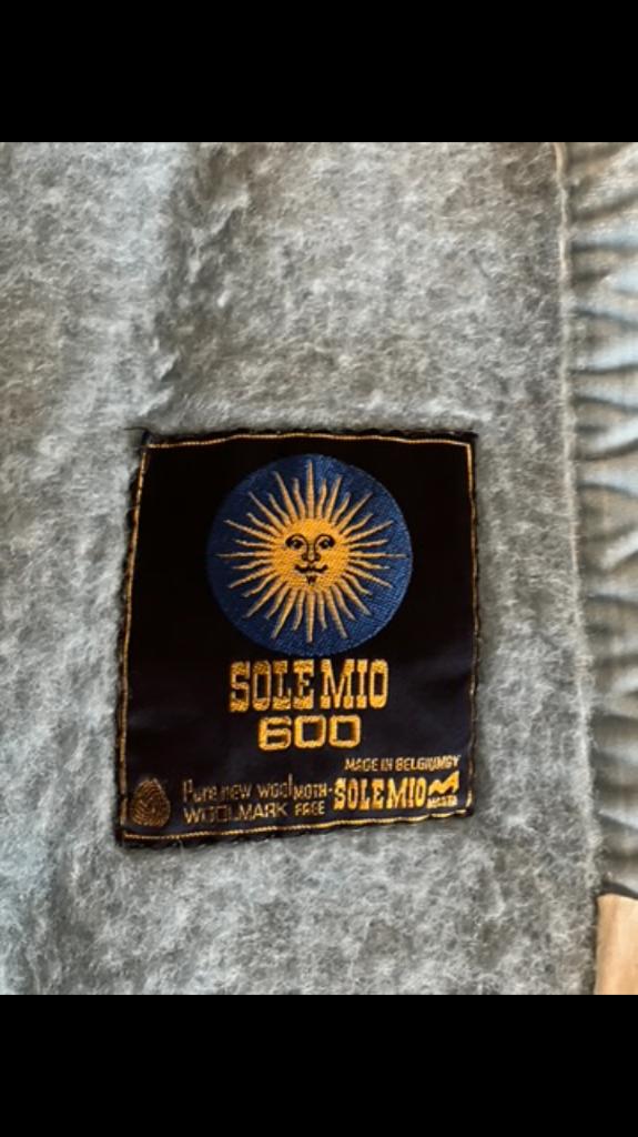 Sole Mio 600 deken, Huis en Inrichting, Slaapkamer | Beddengoed, Ophalen, Gebruikt, Eenpersoons, Blauw