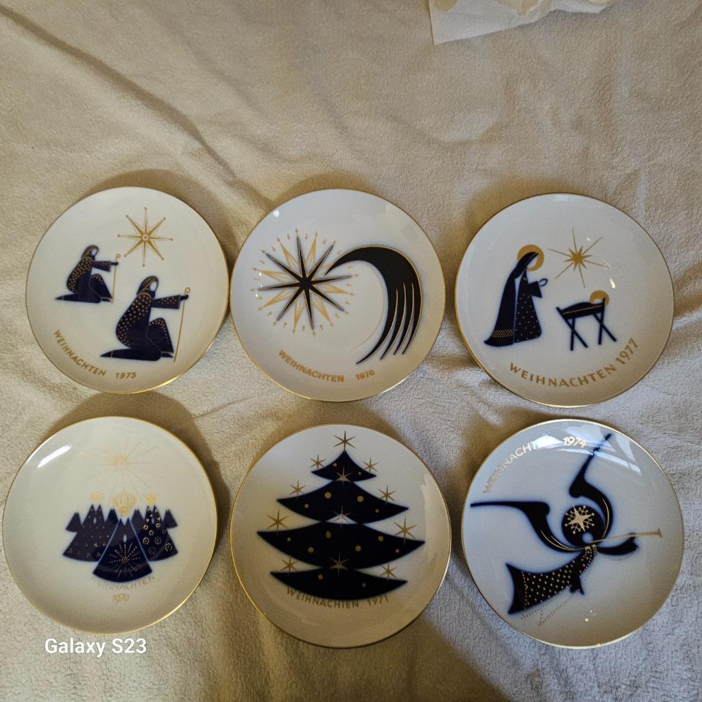 Kerstborden KPM Berlijn, Diversen, Kerst, Nieuw, Ophalen of Verzenden