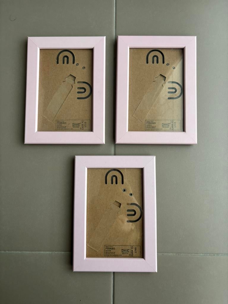 Lichtroze kaders, Ophalen, Zo goed als nieuw