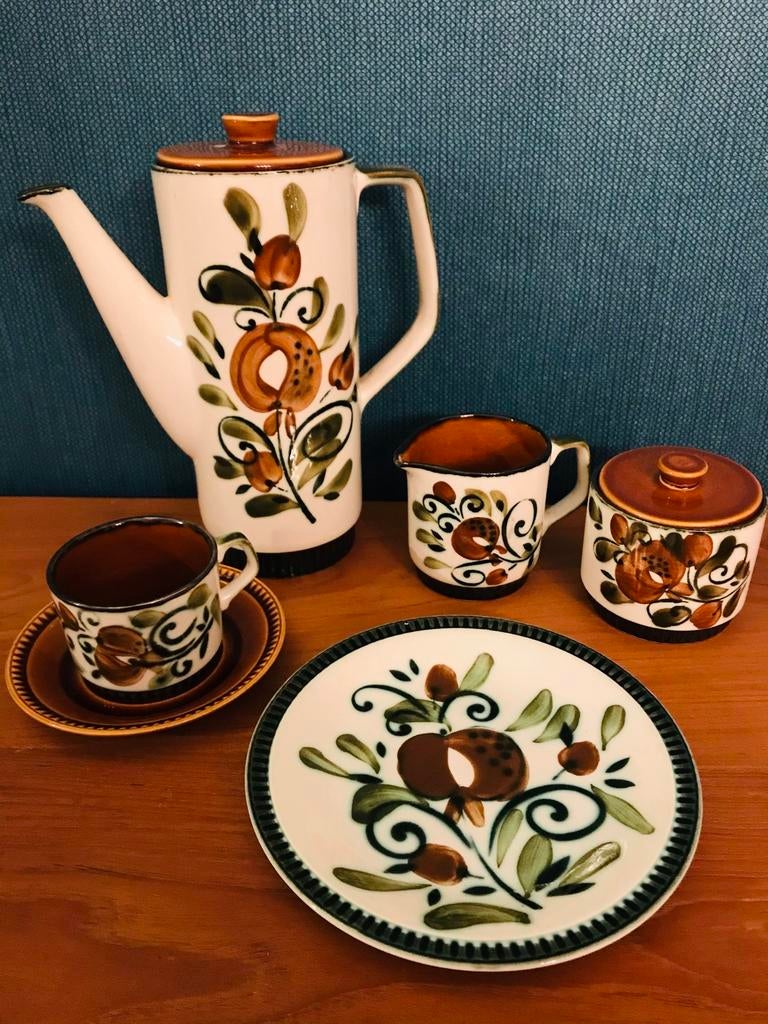 Boch Argenteuil koffieservies compleet 6 personen, Antiek en Kunst, Ophalen
