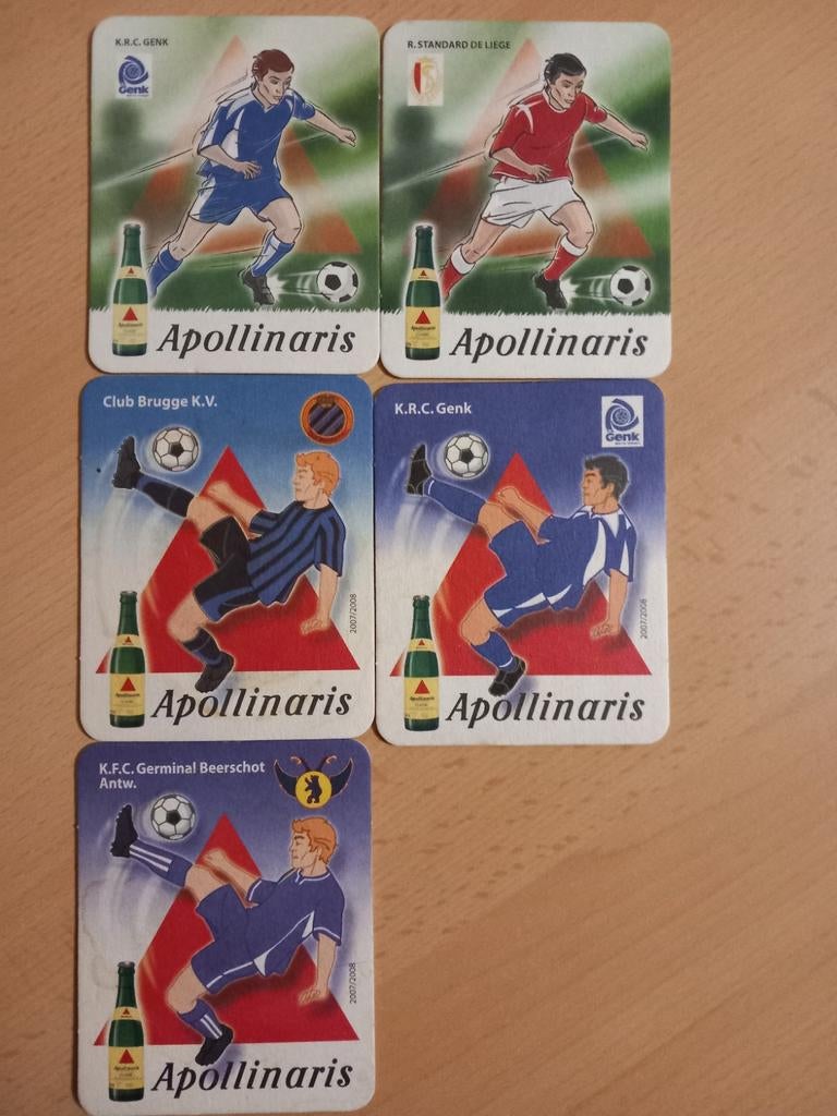 Sous-bocks Apollinaire, football (281), Collections, Enlèvement ou Envoi, Comme neuf