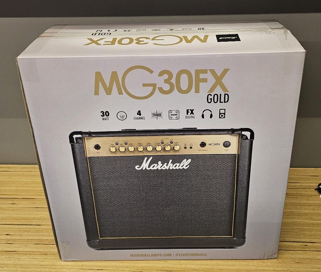 Gitaarversterker MARSHALL MG30FX Gold, Muziek en Instrumenten, Ophalen, Nieuw, Gitaar, Minder dan 50 watt