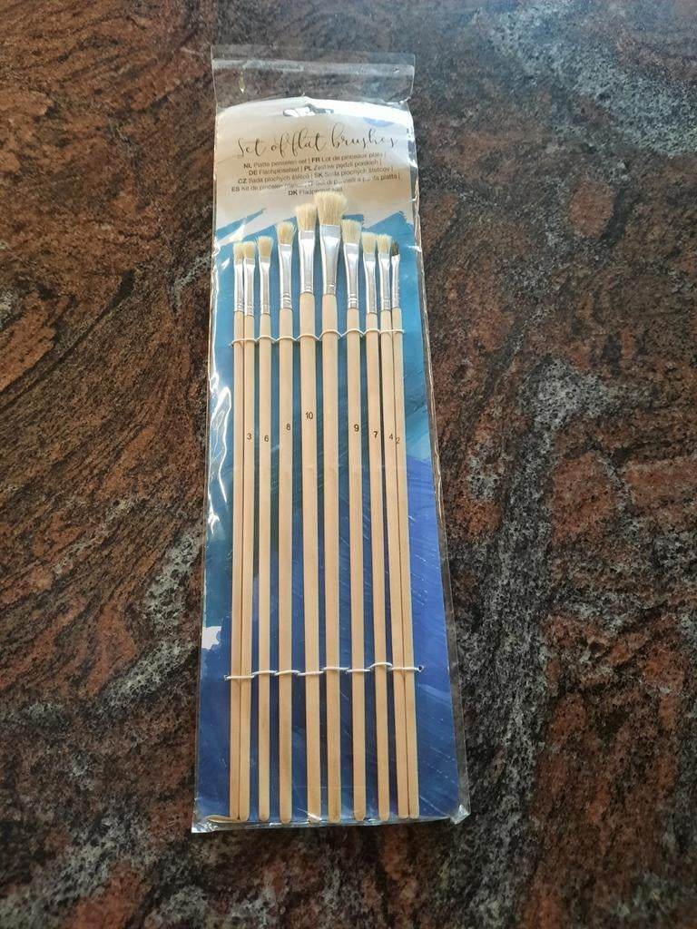 2 jeux de pinceaux, dans un emballage scellé, Enlèvement ou Envoi, Neuf, Pinceau ou Brosse