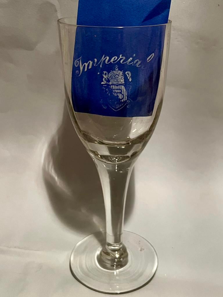 BI Imperial Anderlecht Bruxelles bierglas, Verzamelen, Biermerken, Ophalen of Verzenden, Gebruikt, Glas of Glazen