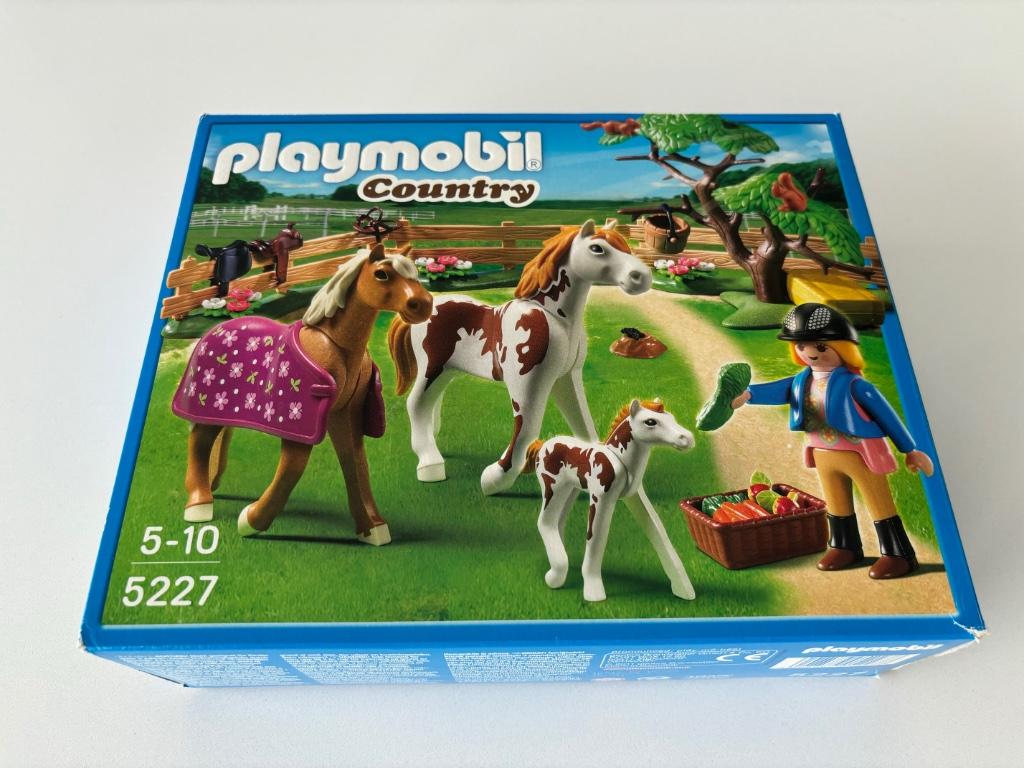 Playmobil Country (5227) Chevaux et soigneuse, Enlèvement, Comme neuf, Ensemble complet