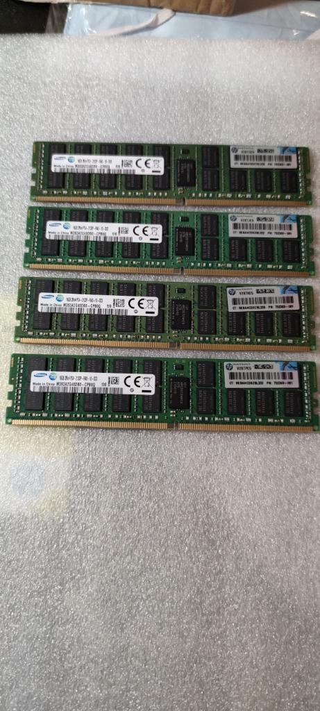 HP 4x 16GB 64GB 752369-081 774172-001 726719-b21 ddr4 ecc, Computers en Software, RAM geheugen, Server, DDR4, Ophalen of Verzenden