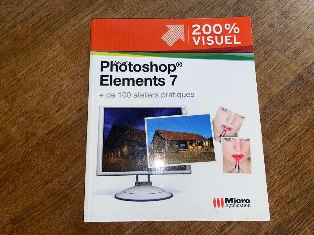 Adobe Photoshop Elements 7 + de 100 ateliers pratiques 200%, Boeken, Informatica en Computer, Gelezen, Software, Verzenden