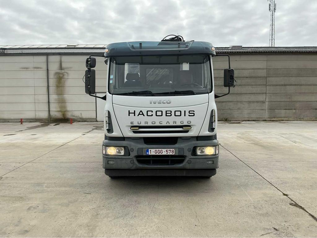 2005 Iveco 180E28 Avec Grue Camion, Autos, Achat, Entreprise, Iveco, Autres carburants