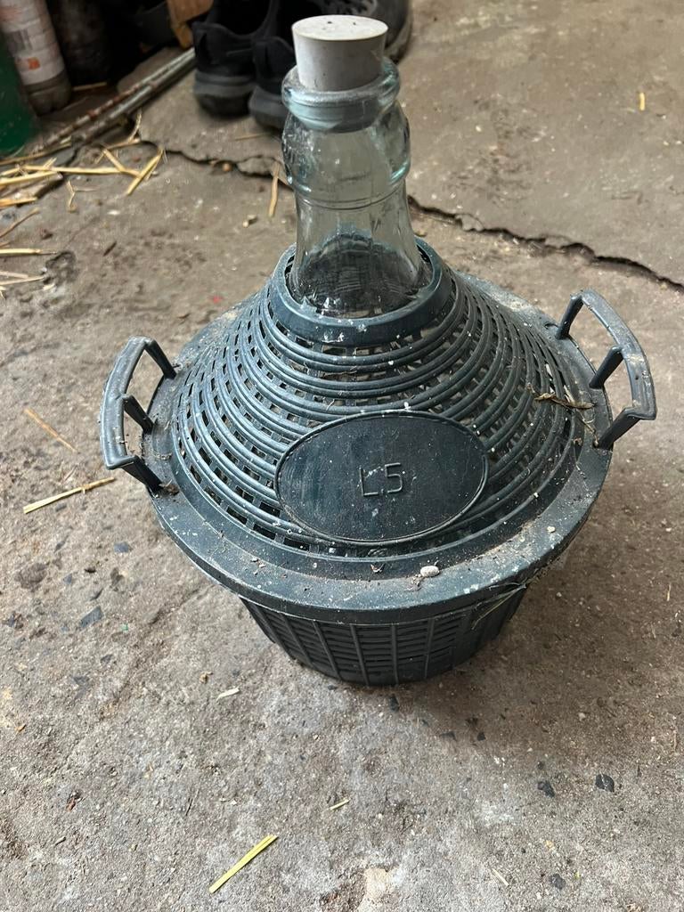 dame-jeanne, Ophalen, Zo goed als nieuw