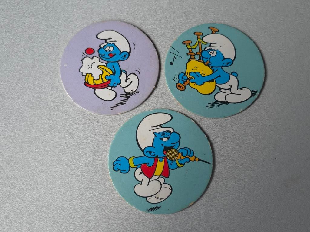 Pog schtroumpf, Collections, Schtroumpfs, Envoi, Utilisé, Différents Schtroumpfs, Autres types