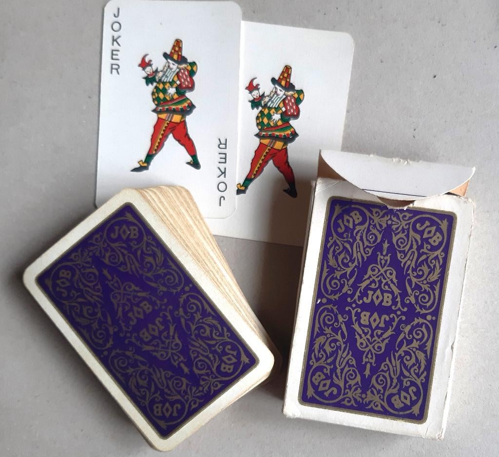 SPEELKAARTEN SIGARETTEN PAPIER JOB RECLAME TABAK TABAC, Ophalen of Verzenden, Speelkaart(en)