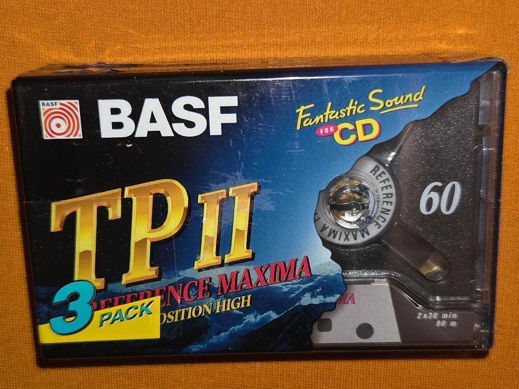 Cassettes/ lot 2x basf reference maxima tp2 60, Cd's en Dvd's, Cassettebandjes, 2 t/m 25 bandjes, Overige genres, Ophalen of Verzenden