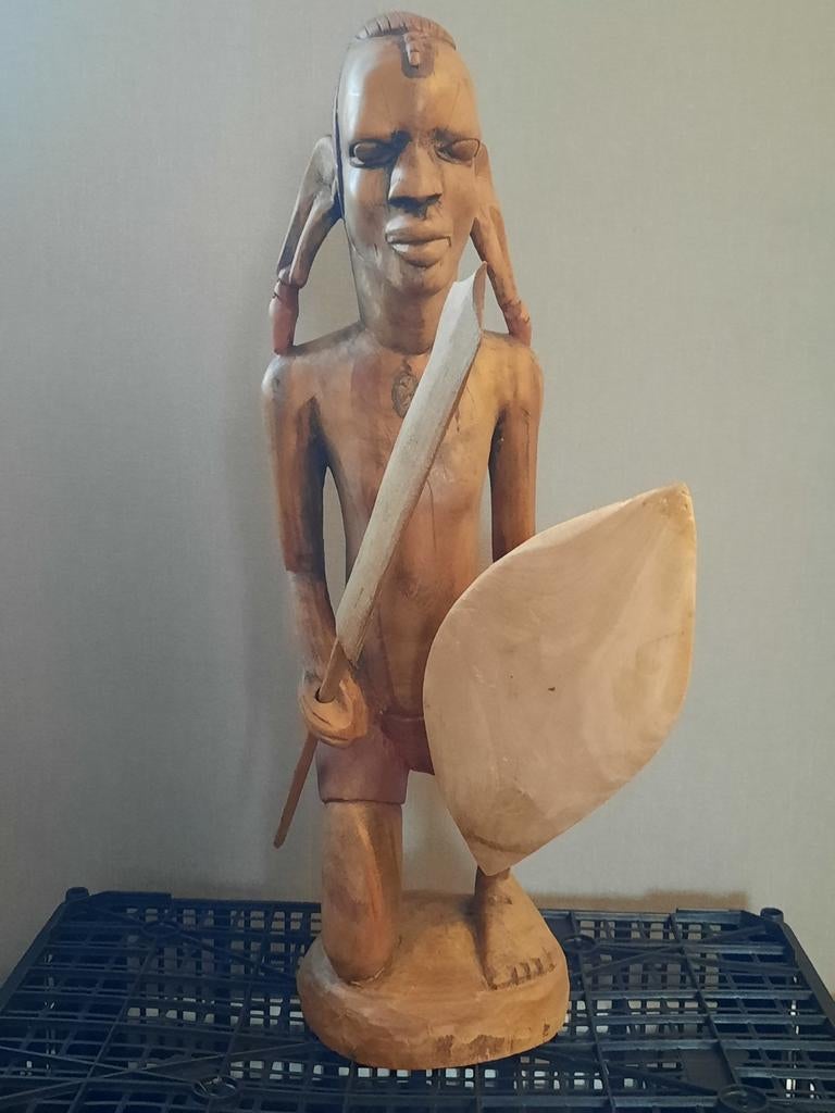 Statue en bois, Antiquités & Art, Enlèvement, Statue