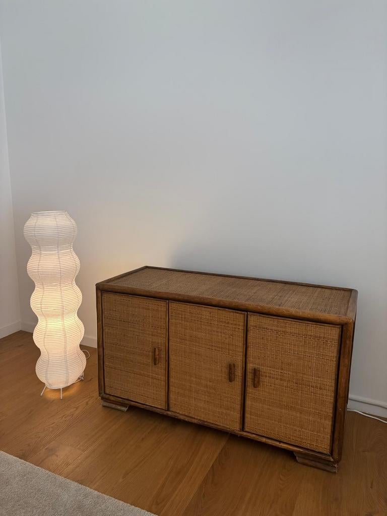 Buffet vintage en rotin, années 1960-1970s, Maison & Meubles, Enlèvement