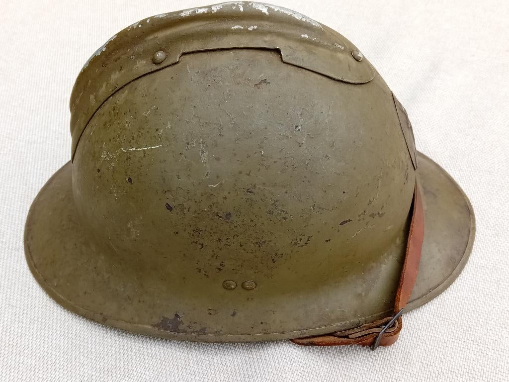 Adrian helm Franse koloniale marine m1926, Verzamelen, Ophalen of Verzenden, Marine, Helm of Baret