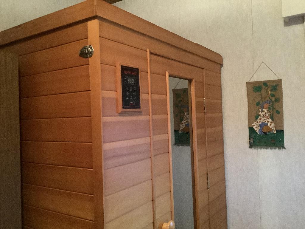 Infrarood cabine 2 pers., Sports & Fitness, Sauna, Enlèvement, Comme neuf, Infrarouge, Sauna complet