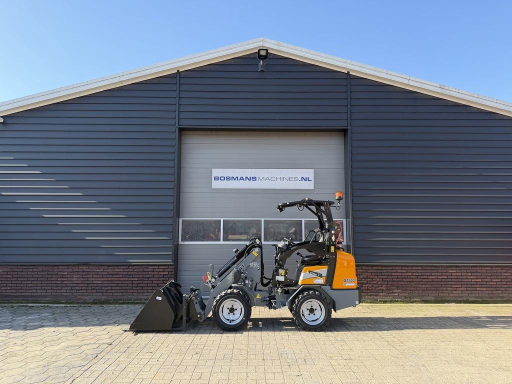 Giant G1500 minishovel NIEUW met klapdak, Tobroco, Info@tobroco.nl, Sprendlingenstraat 57
5061 KM  Oisterwijk, NL, Chargeuse sur pneus ou Chouleur