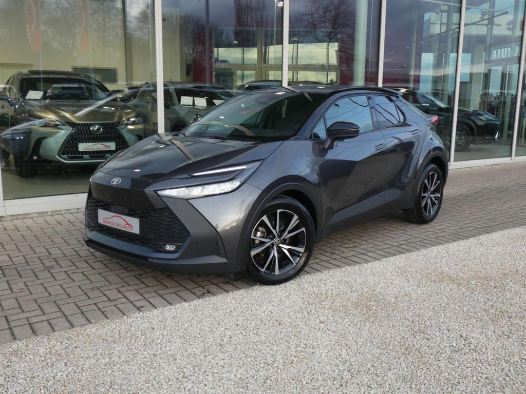 Toyota C-HR 1.8 Hybrid 140pk Dynamic plus +Trekhaak +Dodehoe, Autos, Toyota, Argent ou Gris, Achat, Entreprise, Commande vocale