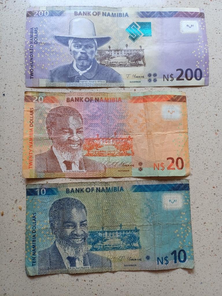 Bankbiljetten Namibië, Postzegels en Munten, Bankbiljetten | Afrika, Ophalen of Verzenden