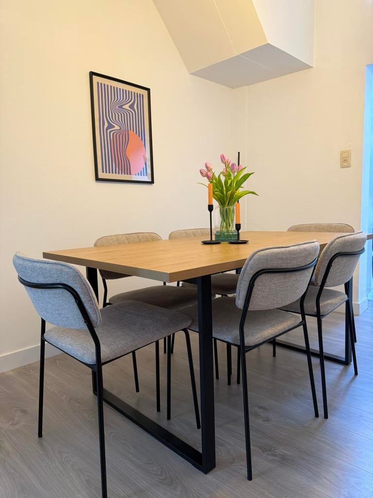 Eettafel 160cm x 90cm, Huis en Inrichting, Tafels | Eettafels, Ophalen, Zo goed als nieuw