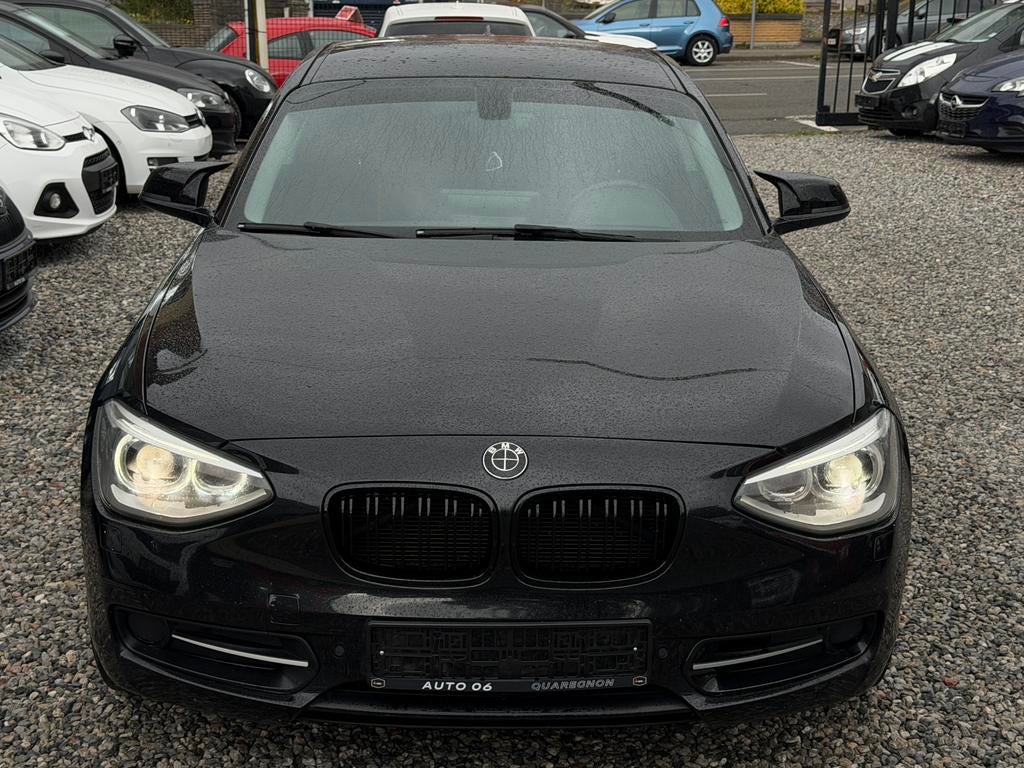 BMW 116D • BOITE AUTO • 2014, Auto's, Automaat, 1 Reeks, Zwart, Bedrijf
