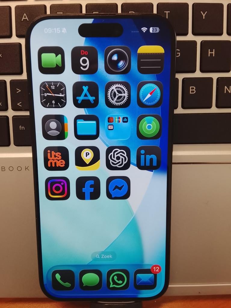 Te koop iPhone 15 pro blue metallic, Télécoms, Téléphonie mobile | Huawei, Enlèvement
