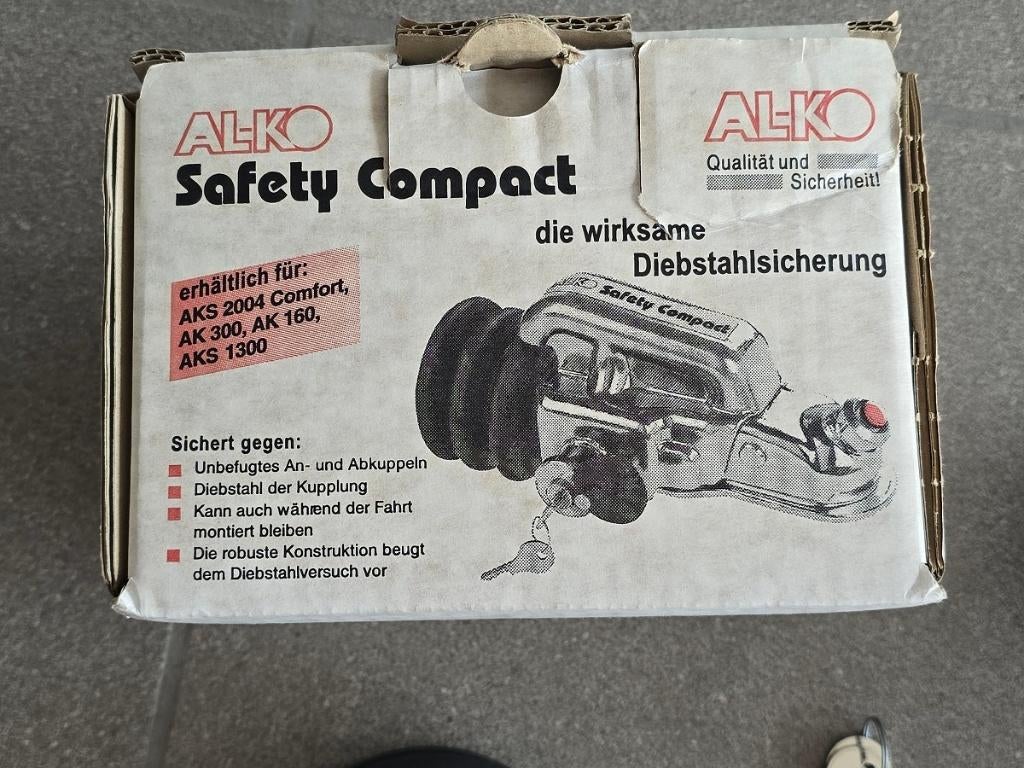 Nieuw compleet AL-KO Safety compact overdekslot met sleutel, Ophalen, Nieuw