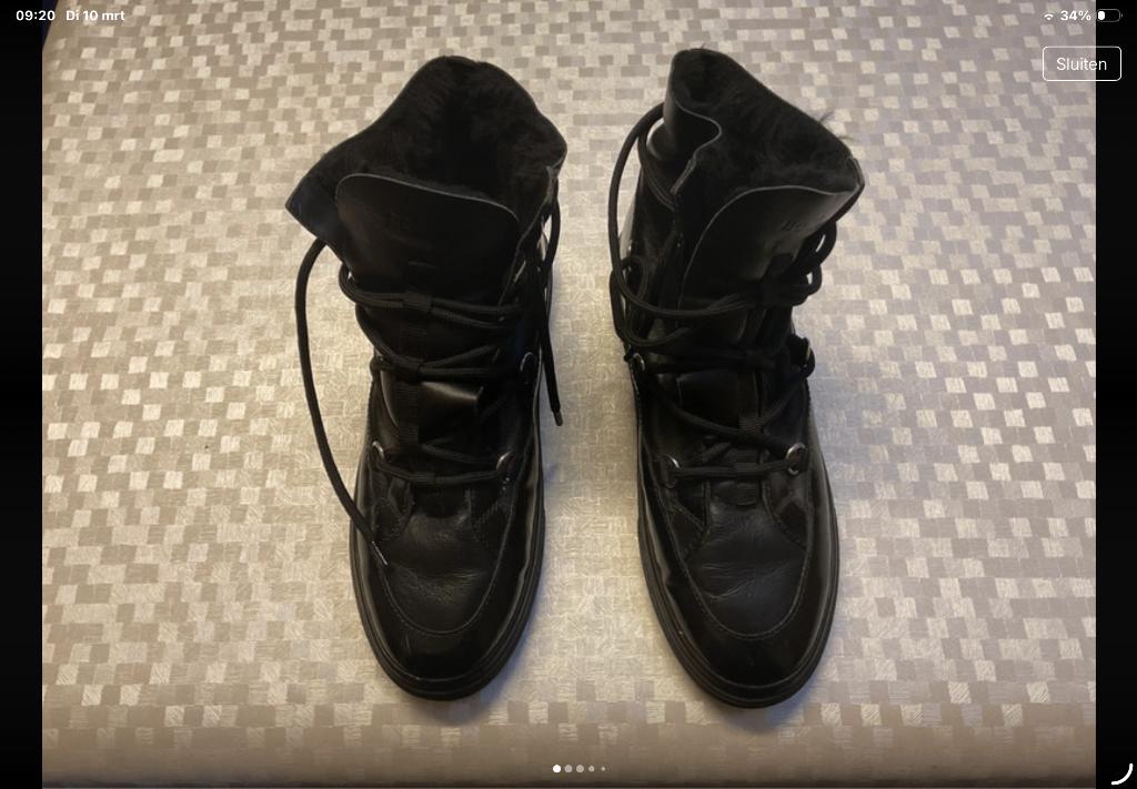 Hogan boots model h342, Ophalen, Zwart, Snowboots, Hogan