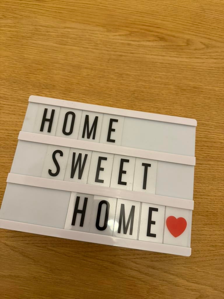 Letter lightbox, Huis en Inrichting, Ophalen, Zo goed als nieuw