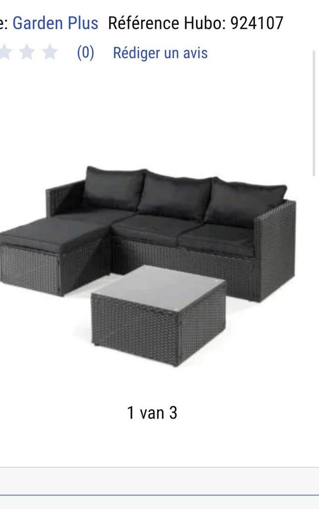 SALON DE JARDIN, Jardin & Terrasse, Accessoires mobilier de jardin, Enlèvement