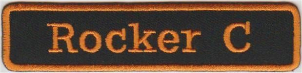 Harley Davidson Rocker C stoffen opstrijk patch embleem #1, Verzenden, Nieuw