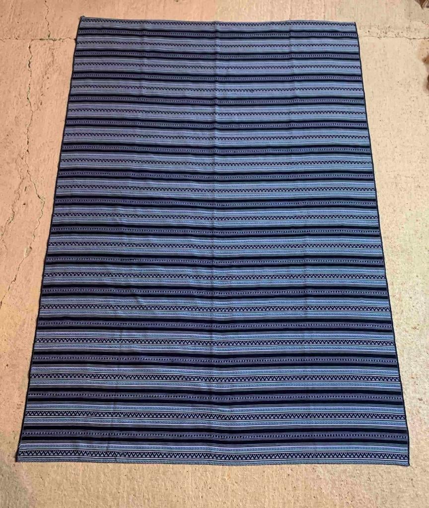 Foulard kleed streep dessin 215/146 cm, Huis en Inrichting, Woonaccessoires | Plaids en Woondekens, Ophalen of Verzenden, Gebruikt