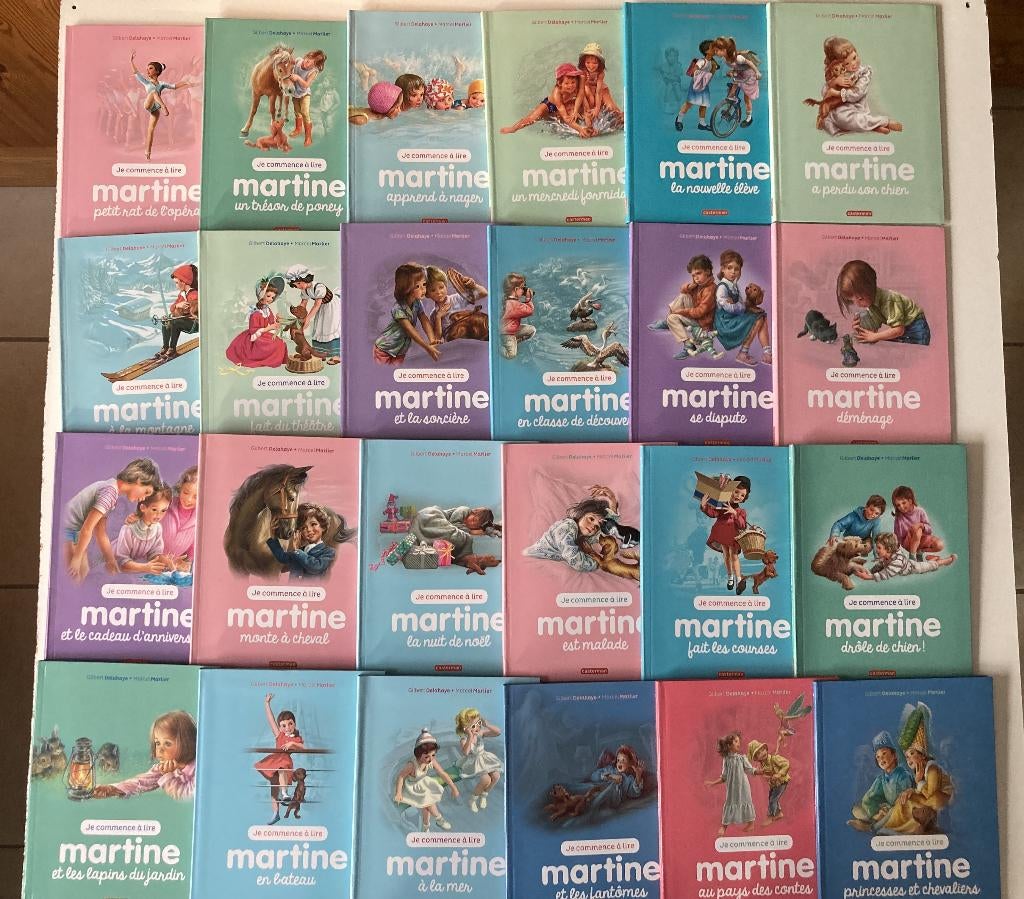 Collection de livres Martine (de poche) - lot de 57 titres, Enlèvement, Comme neuf, Livre de lecture