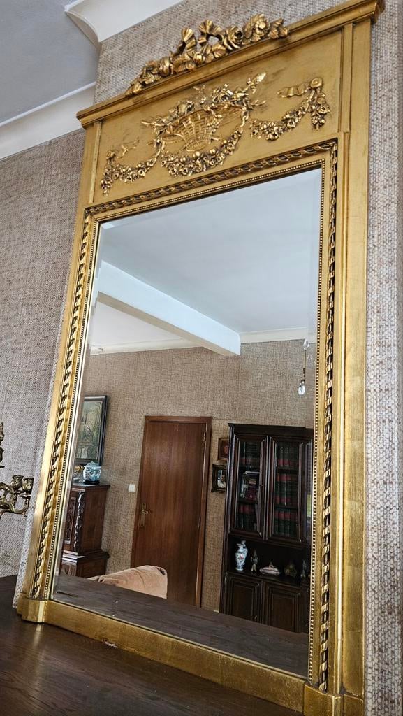 antieke Franse vergulde spiegel, Enlèvement