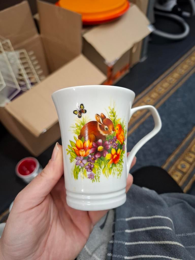 Villeroy & Boch Spring Awakening Bunny Tales porseleinenmok, Ophalen of Verzenden, Porselein