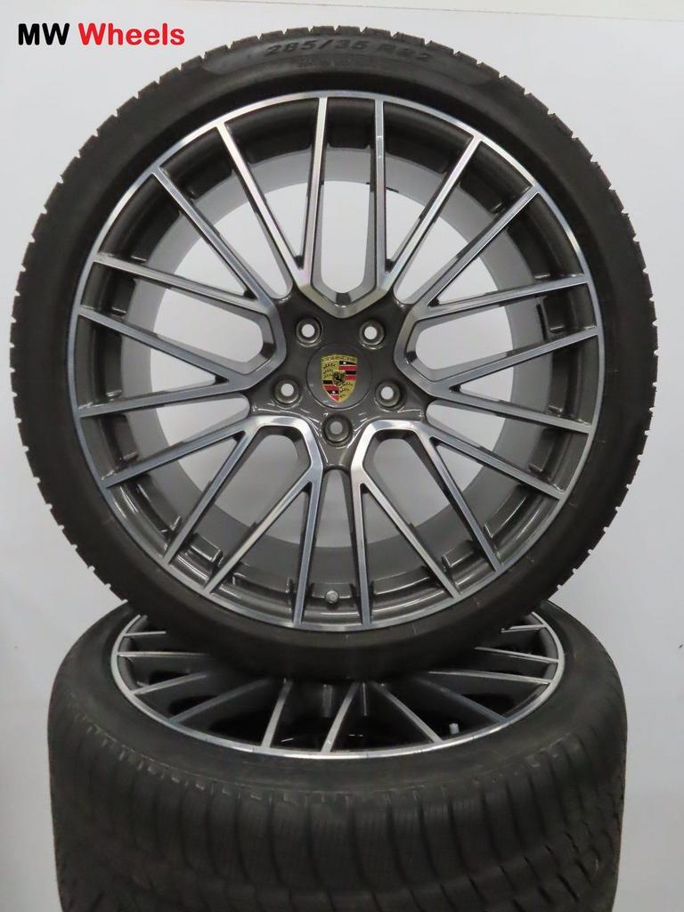 Porsche 22 inch Origineel Cayenne Spyder velgen winterbanden, Gebruikt, -, 285 mm, -