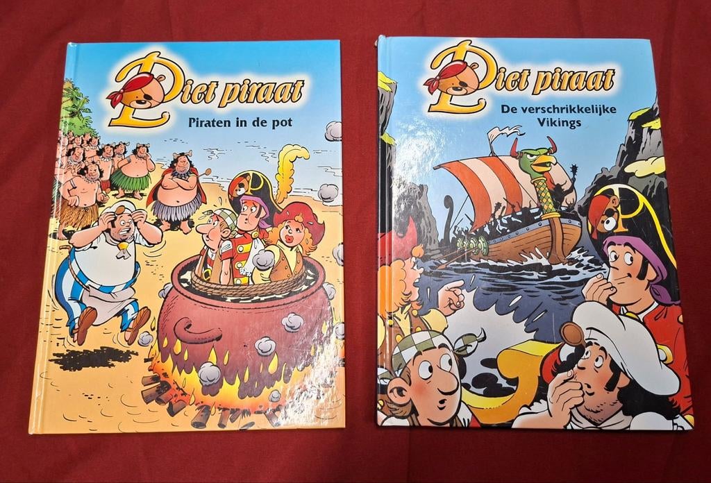 Boeken : Piet piraat ( 2 stuks ), Ophalen of Verzenden
