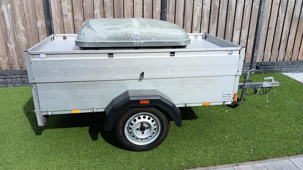 Anssems GT750 bagagewagen 201x101x48cm incl dakkoffer, Auto diversen, Aanhangers en Bagagewagens, Ophalen