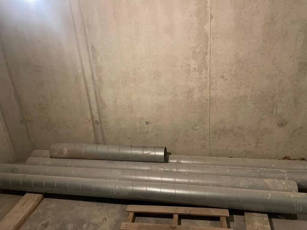 Spiraalbuizen galva 160mm lengte 3m spirobuis ventilatiebuis, Doe-het-zelf en Bouw, Ophalen, Zo goed als nieuw