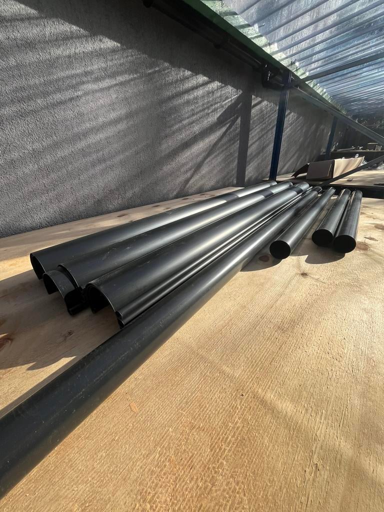 Dakgoot, regenpijp, afvoer, Doe-het-zelf en Bouw, Ophalen, Zo goed als nieuw