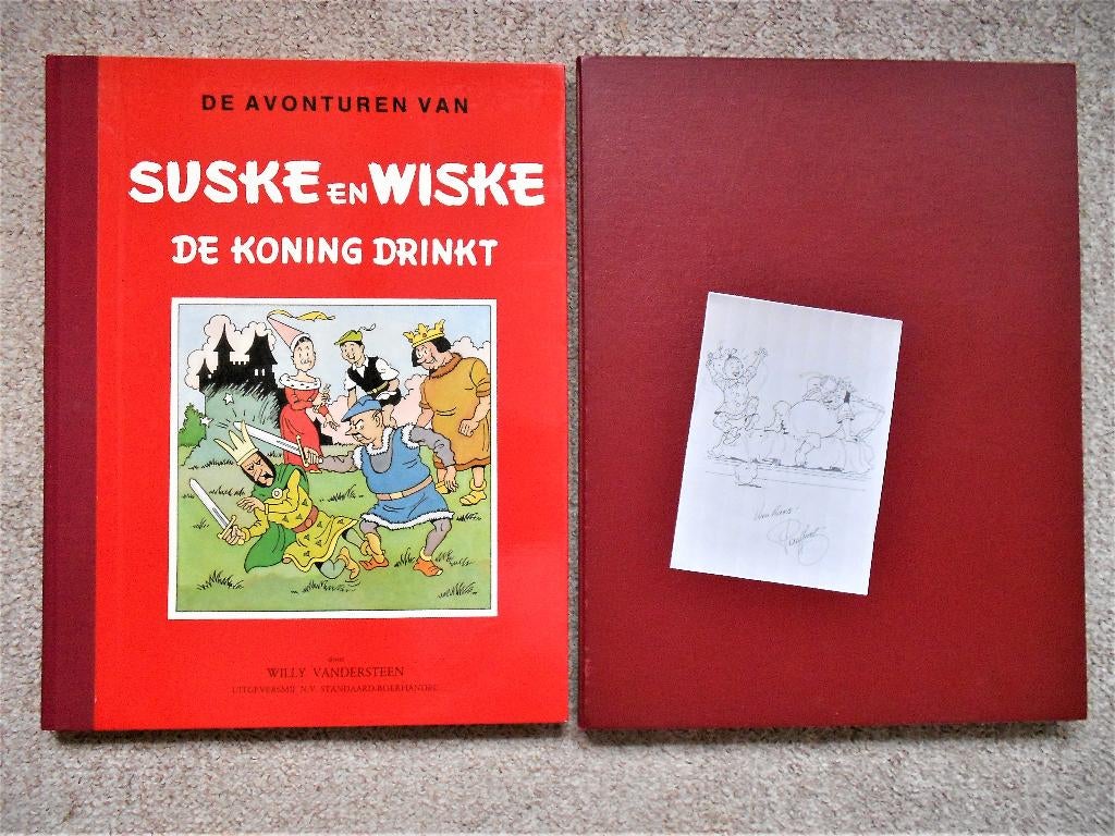 Suske en Wiske – De Koning drinkt – Dirk Vermeirre luxe 1984, Neuf, Enlèvement ou Envoi, Willy Vandersteen, Une BD