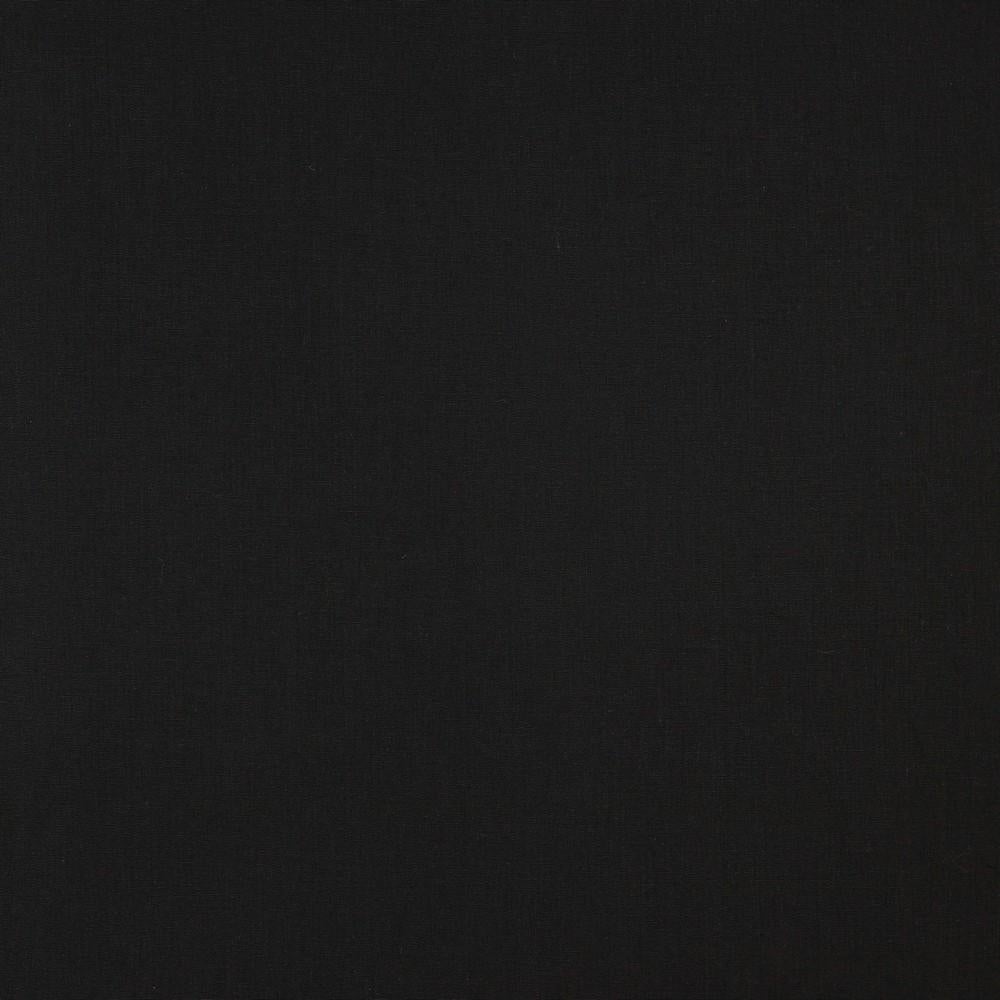 6233) 140x50cm katoen effen zwart, 120 cm of meer, Zwart, Nieuw, Ophalen of Verzenden