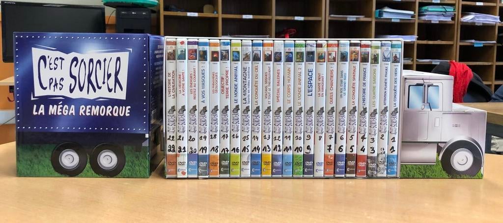 Collection DVD « C’est pas sorcier – La Méga Remorque », Ophalen of Verzenden, Zo goed als nieuw