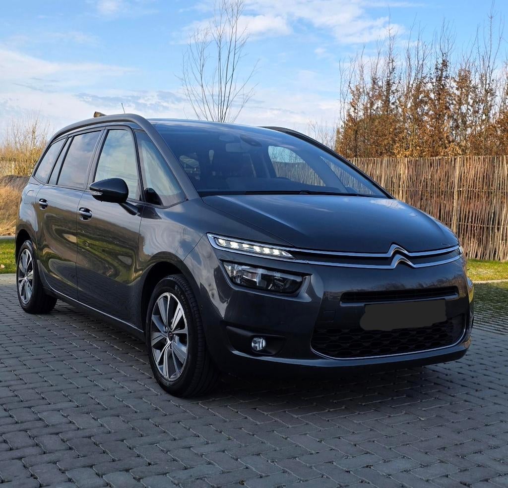 CITROEN C4 GRAND PICASSO 1.6 HDI DIESEL 7 ZITS, Auto's, Euro 5, Monovolume, Parkeercamera, 1600 cc